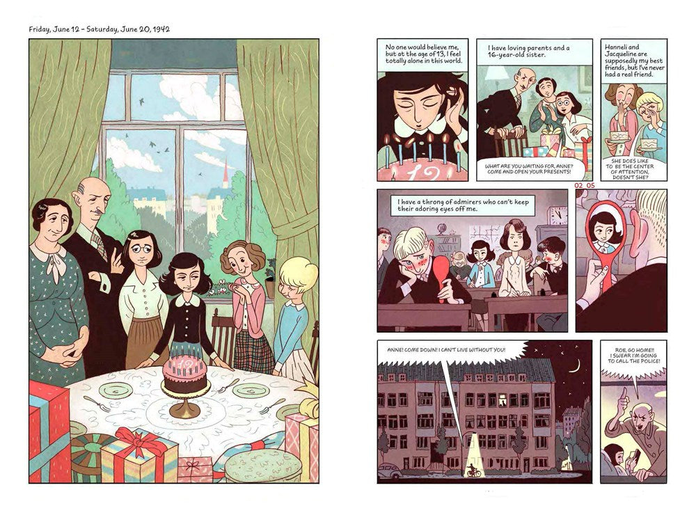 Anne Frank's Diary: The Graphic Adaptation (Pantheon Graphic Library)