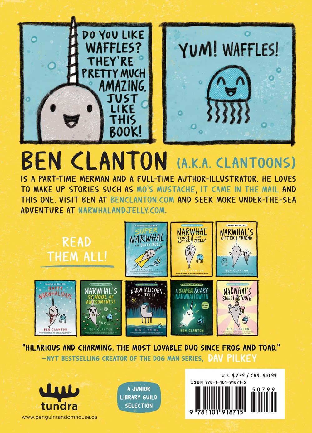 Narwhal: Unicorn of the Sea! (A Narwhal and Jelly Book #1)