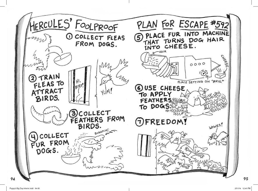 Bad Kitty: Puppy's Big Day (paperback black-and-white edition)