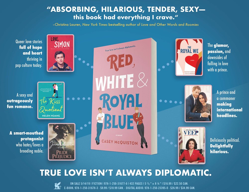 Red, White & Royal Blue: A Novel