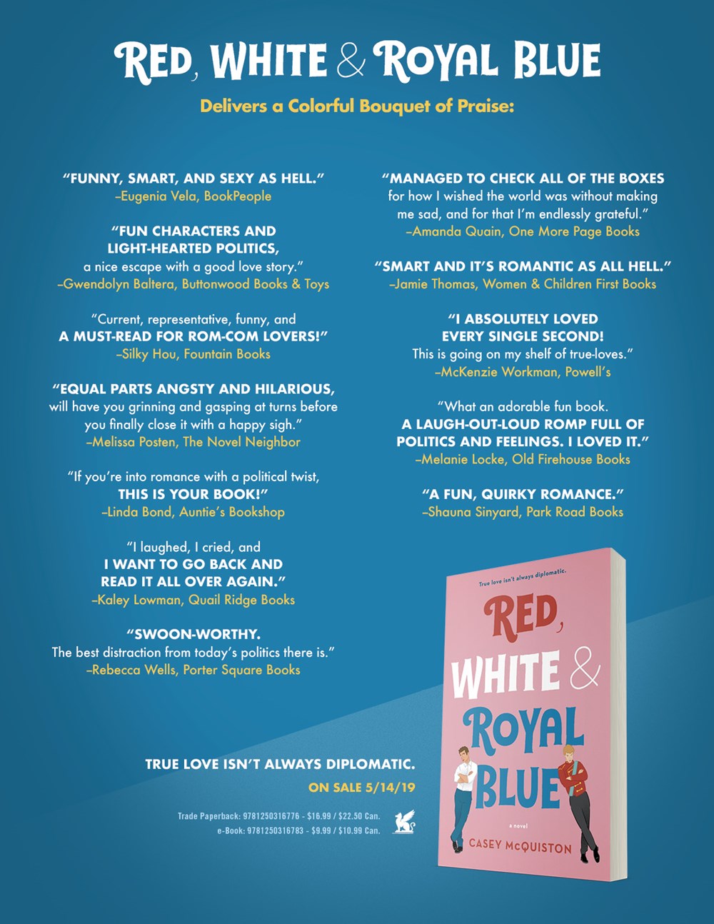 Red, White & Royal Blue: A Novel