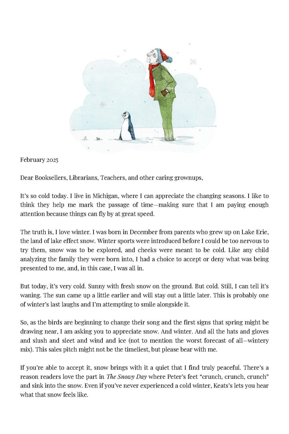 A Snow Day for Amos McGee