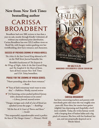 The Fallen & the Kiss of Dusk: The Shadowborn Duet, Book Two (Crowns of Nyaxia, 4)