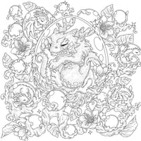 Mythographic Color and Discover: Dragonspell: An Artist's Coloring Book of Magical Realms and Epic Journeys