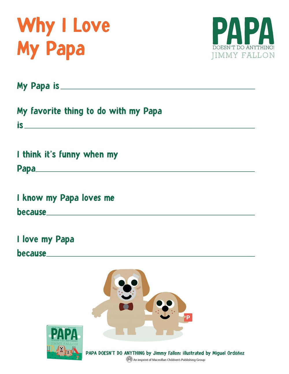 Papa Doesn't Do Anything! (But Love You)