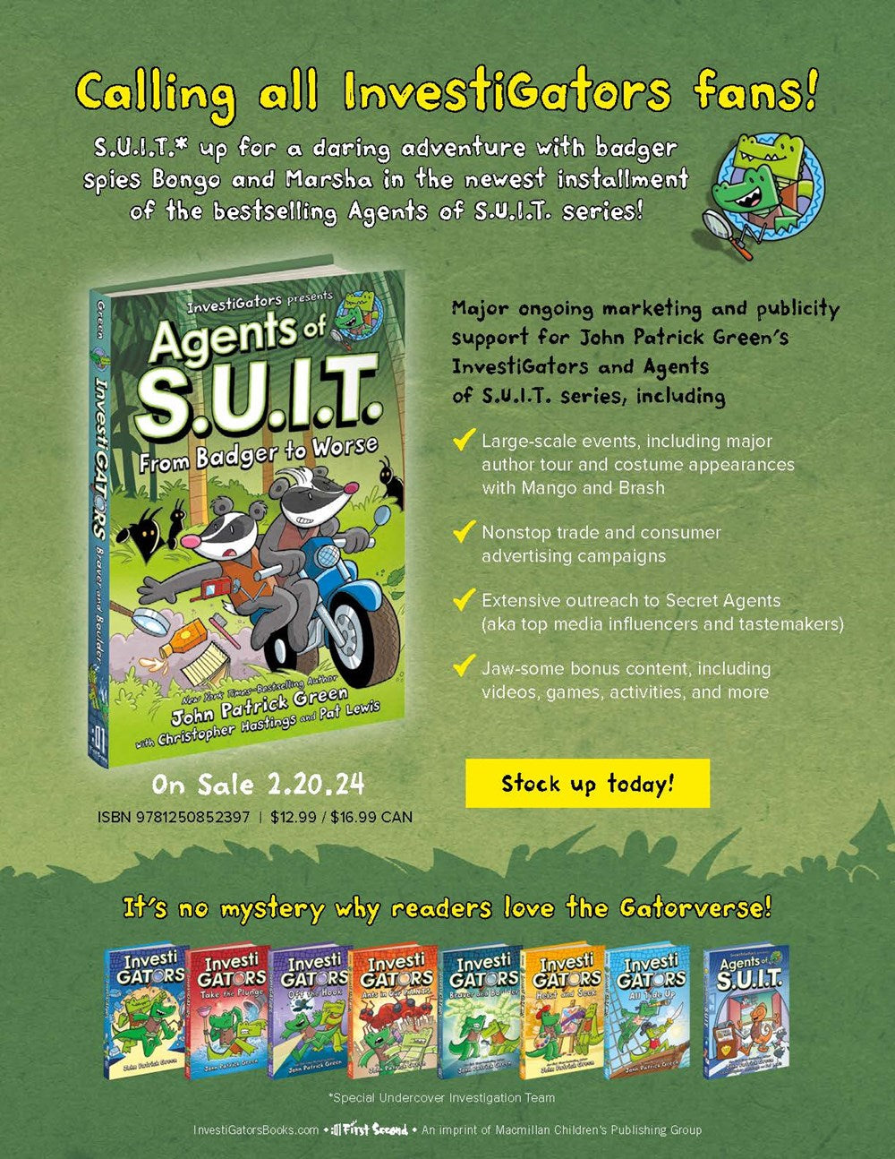 InvestiGators: Agents of S.U.I.T.: From Badger to Worse