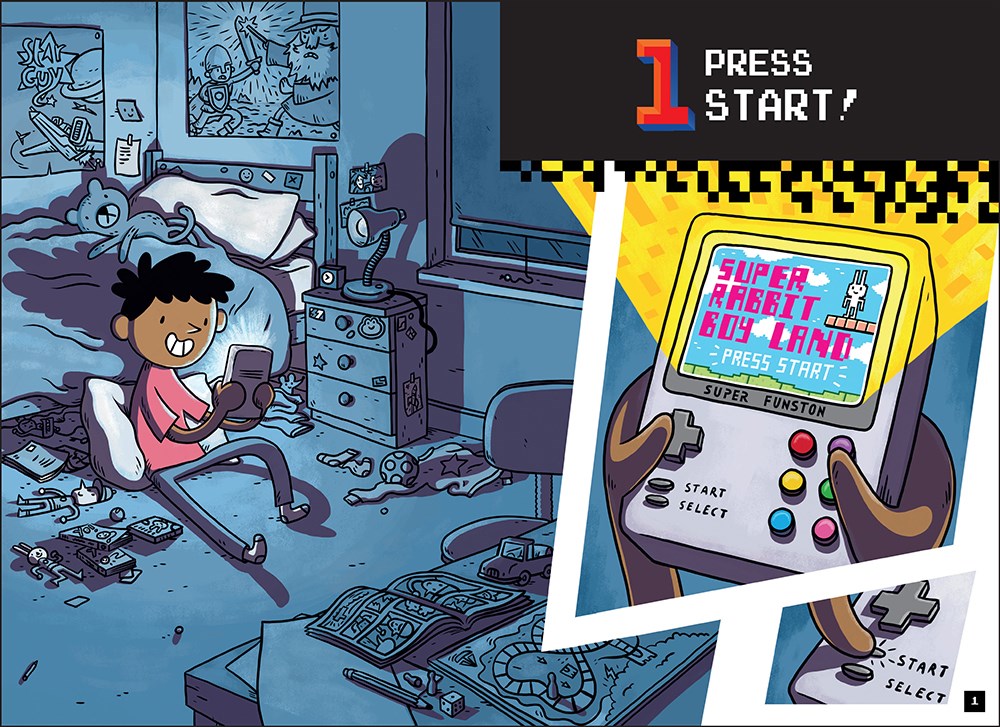 Super Rabbit Boy vs. Super Rabbit Boss!: A Branches Book (Press Start! #4)