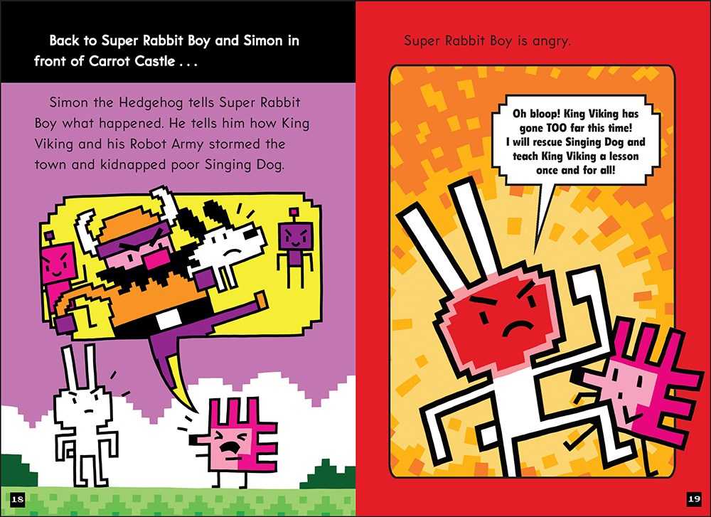 Super Rabbit Boy vs. Super Rabbit Boss!: A Branches Book (Press Start! #4)