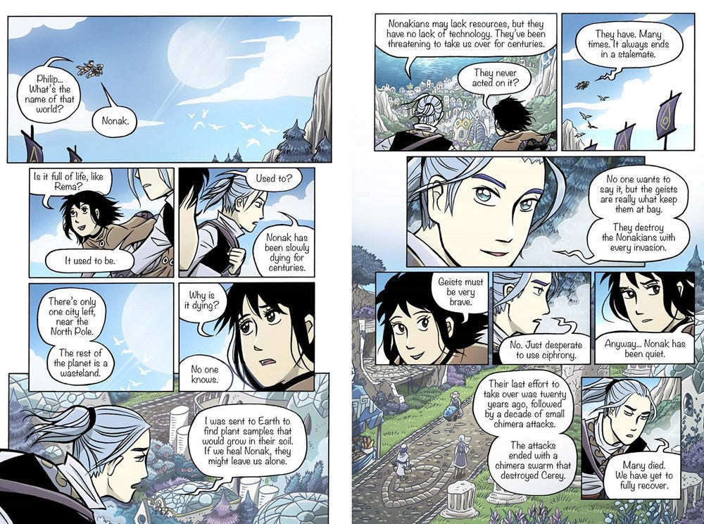 Realm of the Blue Mist: A Graphic Novel (The Rema Chronicles #1)