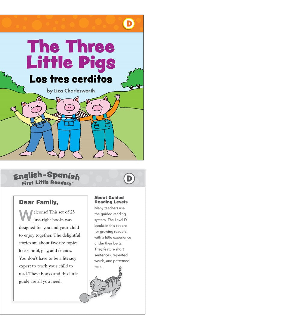 English-Spanish First Little Readers Parent Pack: Level D