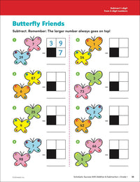 Scholastic Success with Addition & Subtraction Grade 1 Workbook