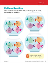 Scholastic Success with Addition & Subtraction Grade 1 Workbook