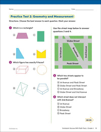 Scholastic Success with Math Tests Grade 4 Workbook