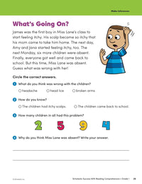 Scholastic Success with Reading Comprehension Grade 1 Workbook