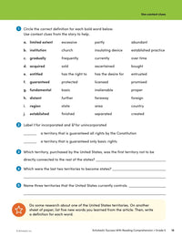 Scholastic Success with Reading Comprehension Grade 5 Workbook