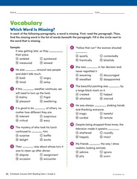 Scholastic Success with Reading Tests Grade 4 Workbook