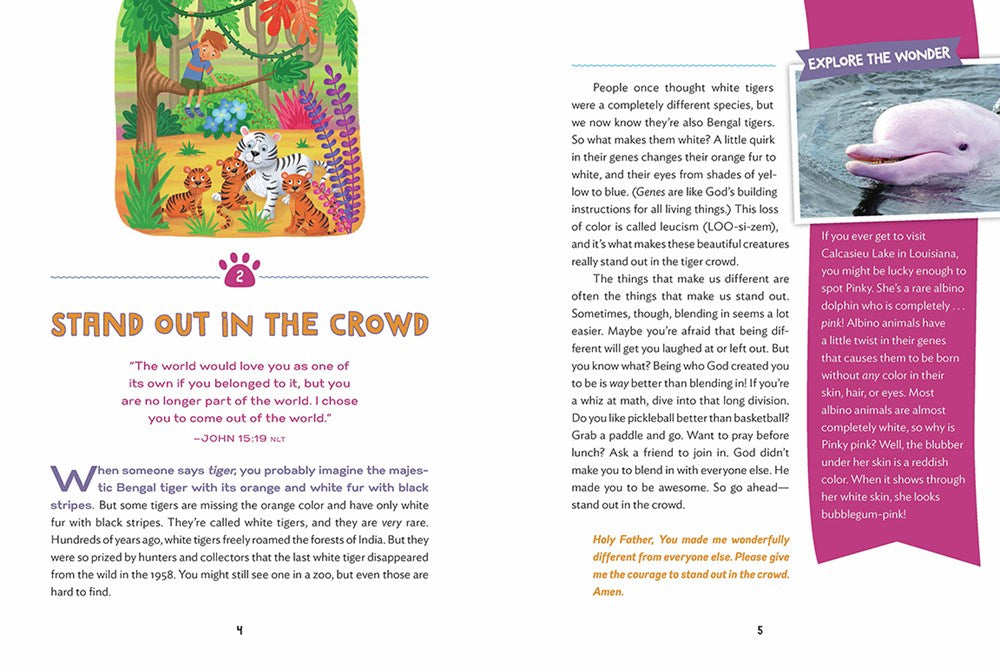 The Wonder of Creation: 100 More Devotions About God and Science (Indescribable Kids)