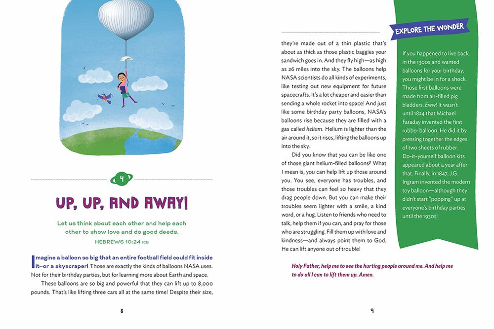 The Wonder of Creation: 100 More Devotions About God and Science (Indescribable Kids)