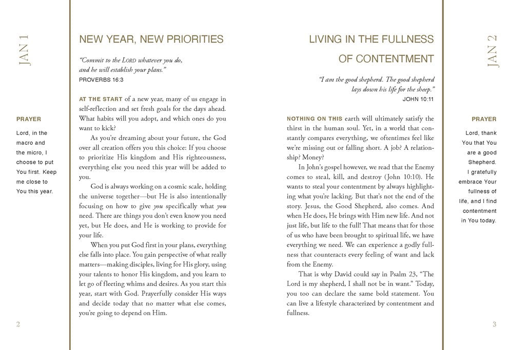Grace and Glory: 365 Devotions for a Life Transformed by Jesus (A 365-Day Devotional) - The Perfect Christian Christmas Gift