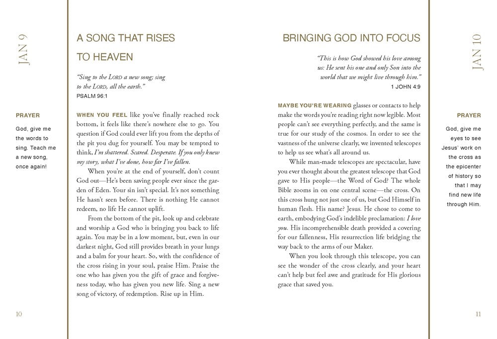 Grace and Glory: 365 Devotions for a Life Transformed by Jesus (A 365-Day Devotional) - The Perfect Christian Christmas Gift