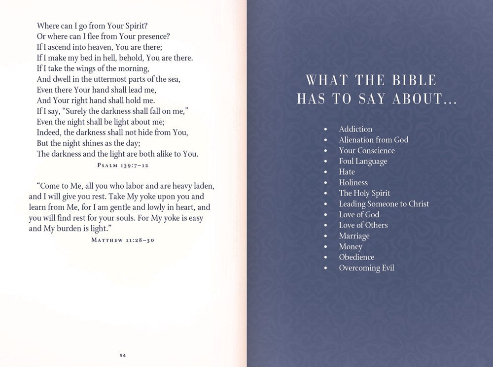 God's Promises for Graduates: Class of 2025 - Navy NKJV: New King James Version