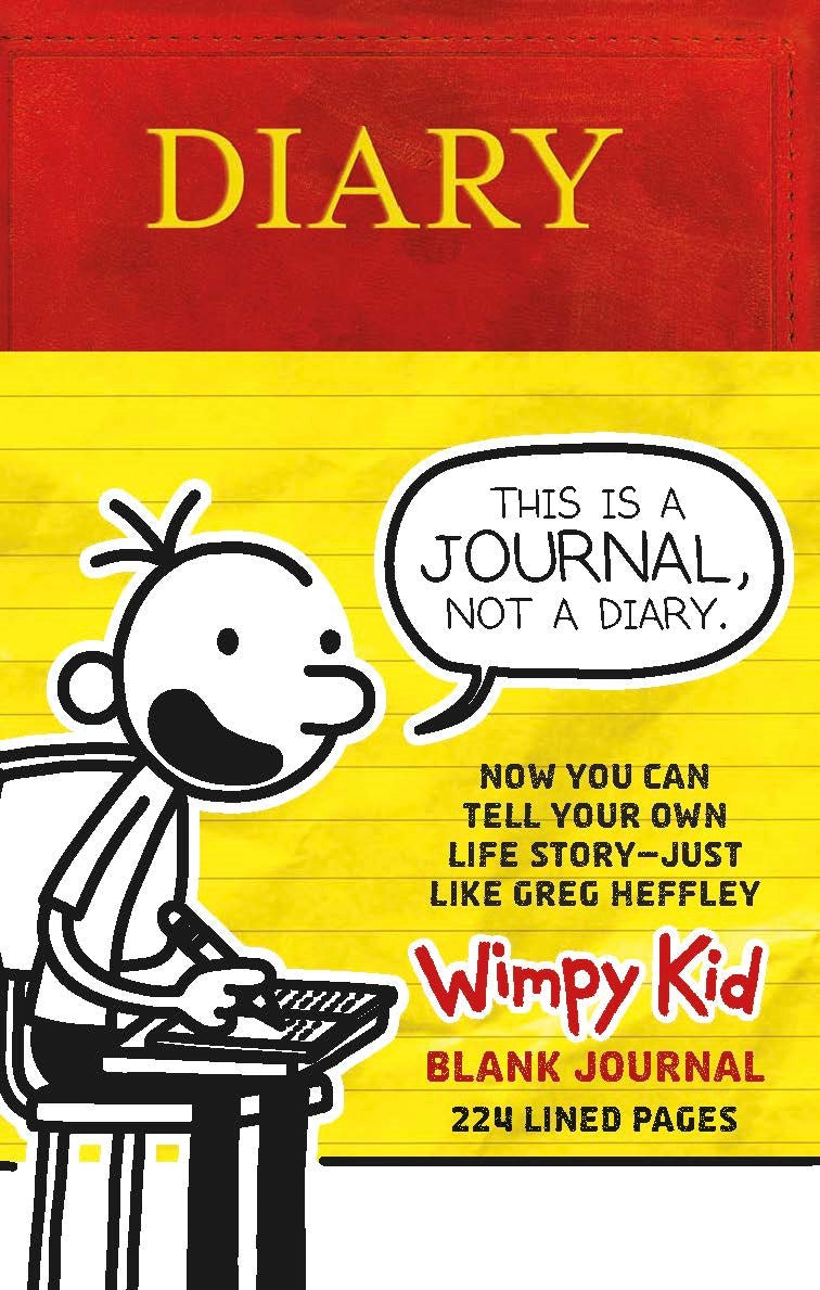 The Diary of a Wimpy Kid Blank Journal: 224 Lined Pages and Jeff Kinney Spot Art Throughout (More from the Wimpy World)