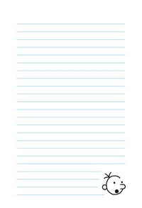 The Diary of a Wimpy Kid Blank Journal: 224 Lined Pages and Jeff Kinney Spot Art Throughout (More from the Wimpy World)