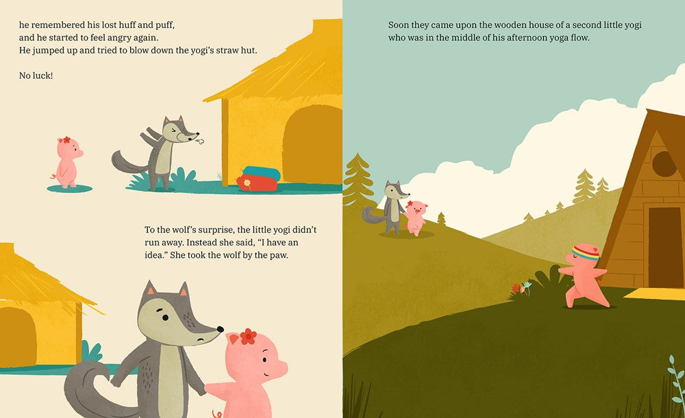 The Three Little Yogis and the Wolf Who Lost His Breath