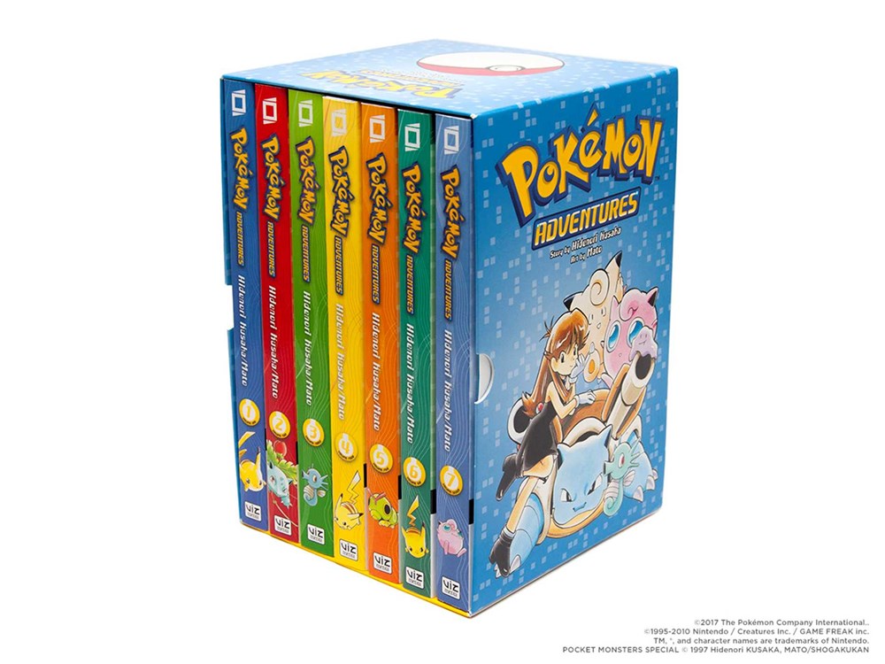Pokémon Adventures (7 Volume Set - Reads R to L (Japanese Style) for all ages)