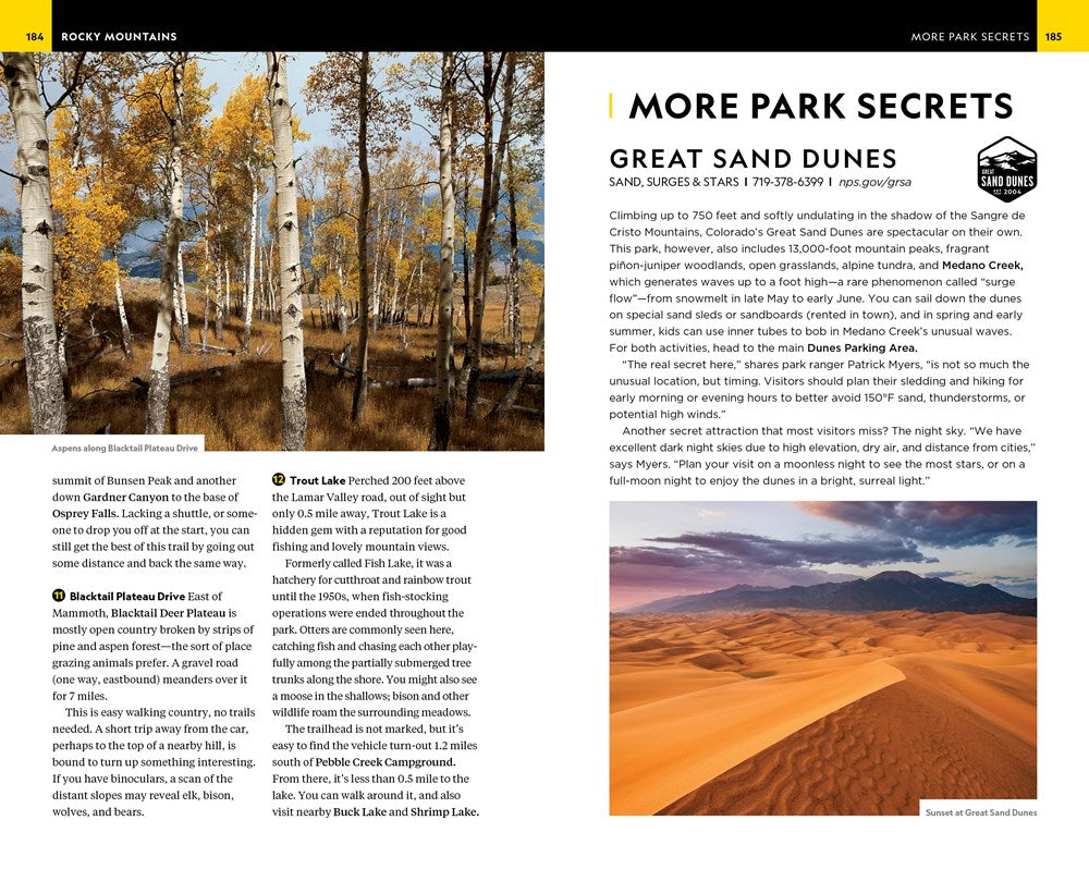 National Geographic Secrets of the National Parks, 2nd Edition: The Experts' Guide to the Best Experiences Beyond the Tourist Trail