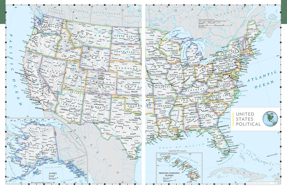 National Geographic Concise Atlas of the World, 5th edition: Authoritative and complete, with more than 200 maps and illustrations