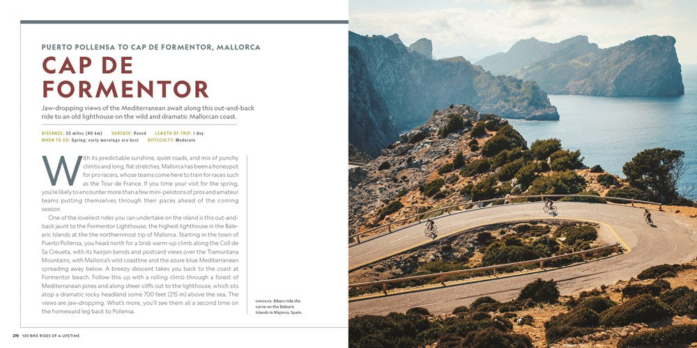 100 Bike Rides of a Lifetime: The World's Ultimate Cycling Experiences (100 of a Lifetime)