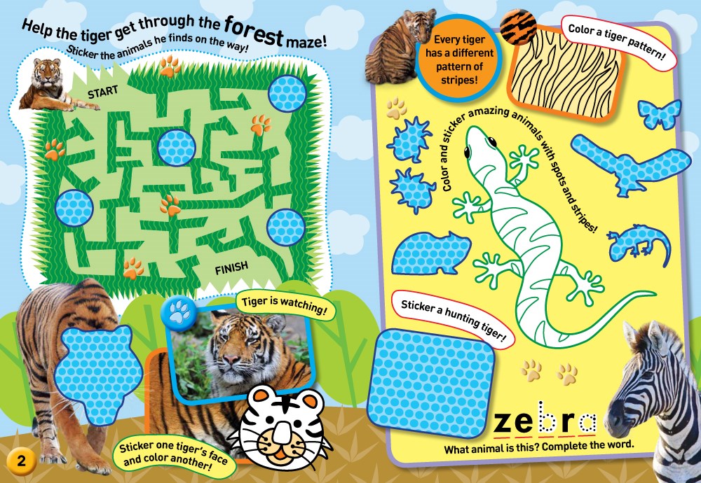 National Geographic Kids Cool Animals Sticker Activity Book: Over 1,000 Stickers!