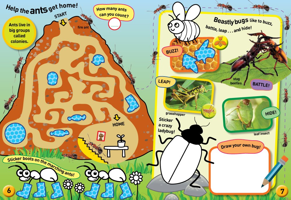 National Geographic Kids Cool Animals Sticker Activity Book: Over 1,000 Stickers!