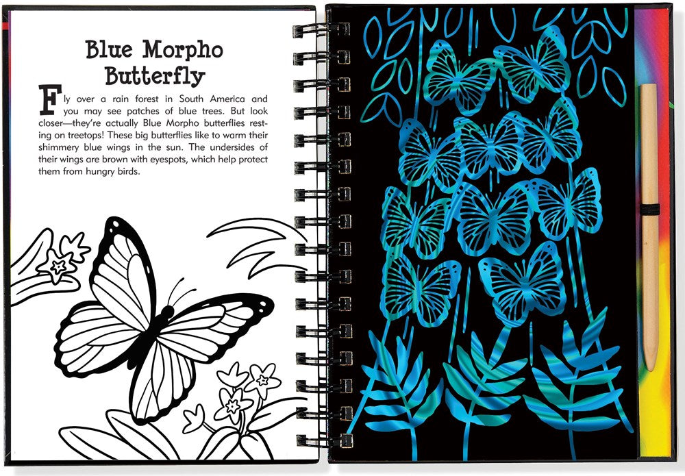 Scratch & Sketch Butterflies & Friends (Trace Along)