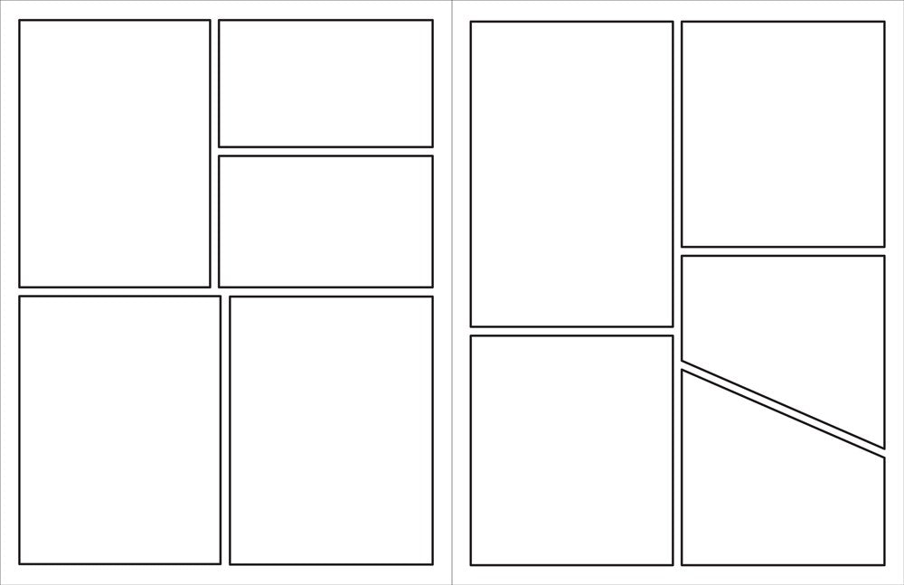 Blank Comic Book (with bonus stencil and blank cover!)
