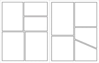 Blank Comic Book (with bonus stencil and blank cover!)