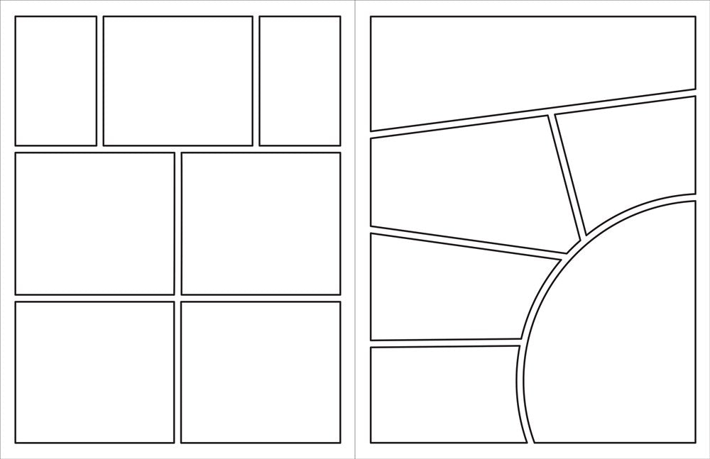 Blank Comic Book (with bonus stencil and blank cover!)