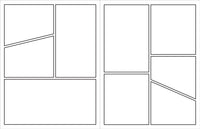 Blank Comic Book (with bonus stencil and blank cover!)