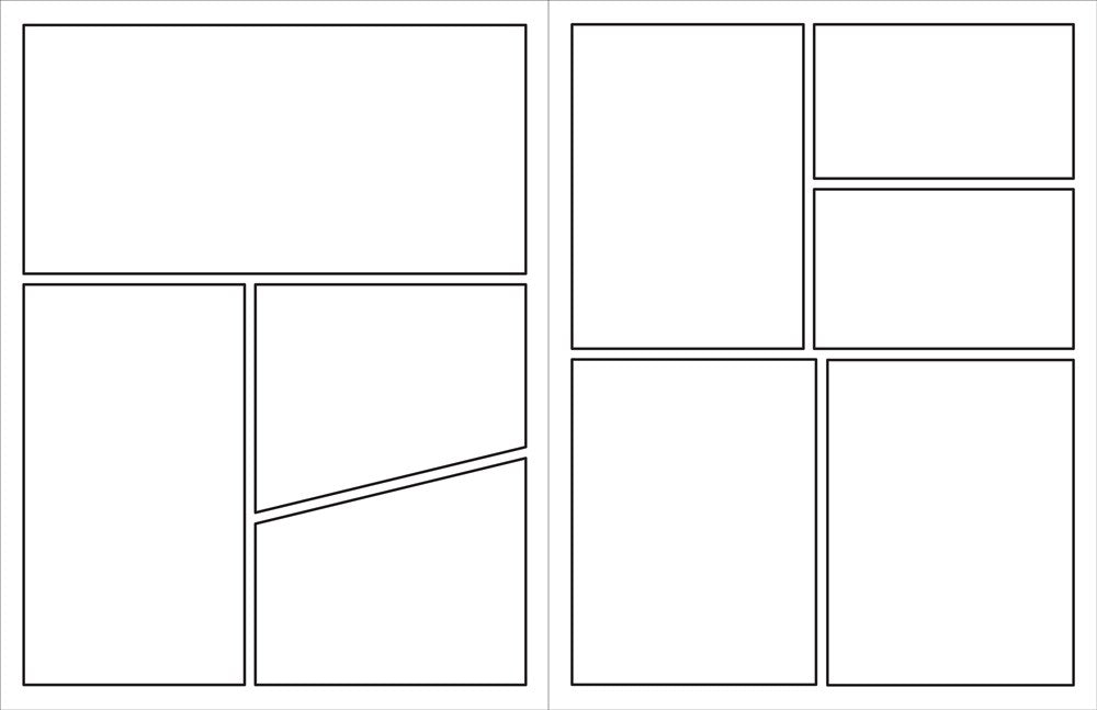 Blank Comic Book (with bonus stencil and blank cover!)