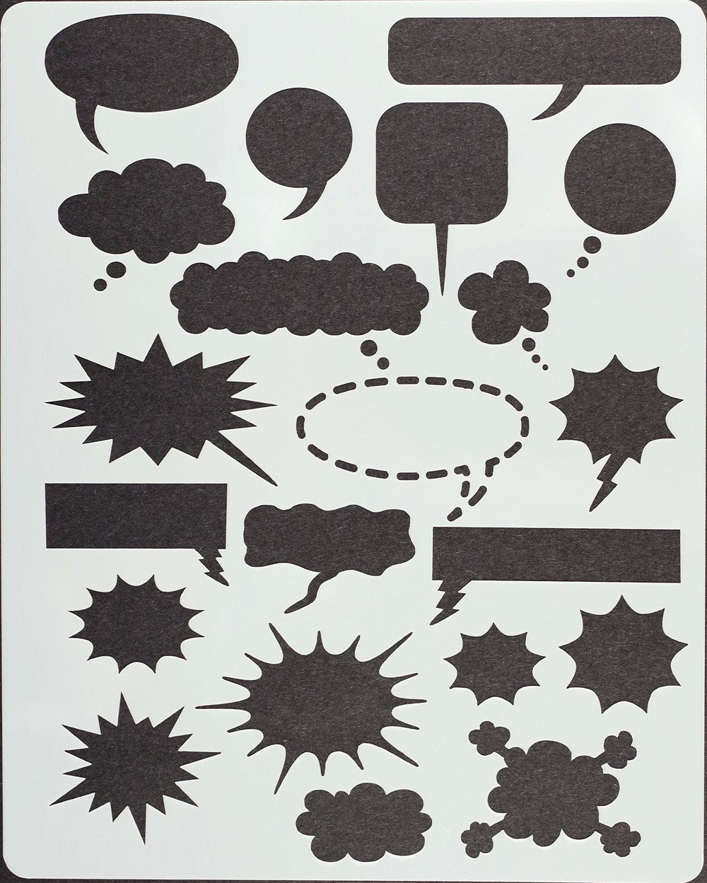 Blank Comic Book (with bonus stencil and blank cover!)
