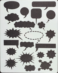Blank Comic Book (with bonus stencil and blank cover!)