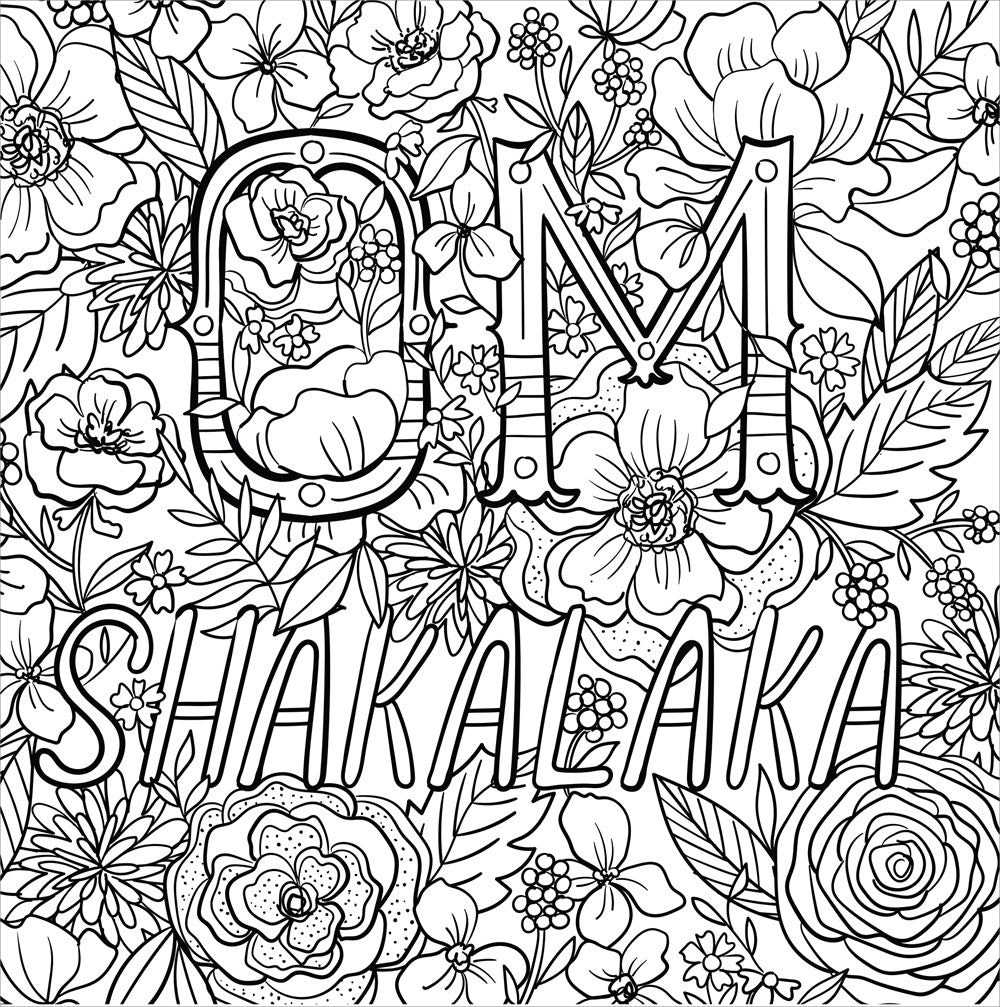 Inner Fucking Peace Adult Coloring Book (31 stress-relieving designs. Micro-perforated pages are easy to remove!) (Artist's Coloring Books)