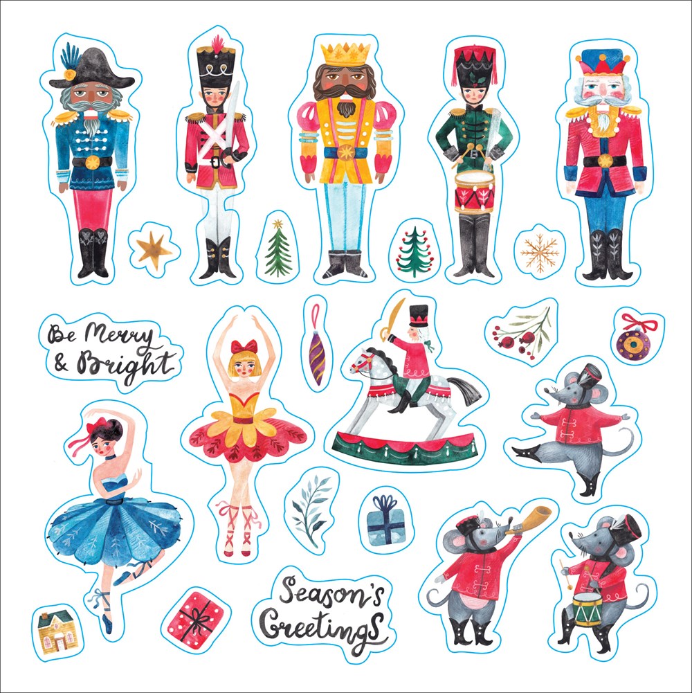 Merry & Bright Christmas! A Festive Sticker Book (over 500 holiday stickers!)