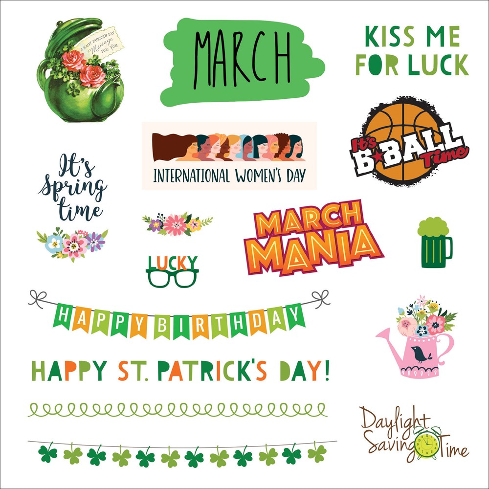 A Year in Stickers: Fun Pictures and Words to Highlight Celebrations (Sticker Books)
