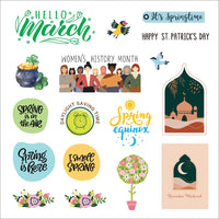 A Year in Stickers: Fun Pictures and Words to Highlight Celebrations (Sticker Books)