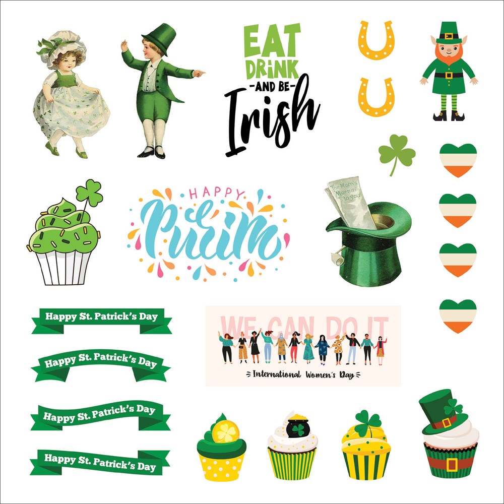 A Year in Stickers: Fun Pictures and Words to Highlight Celebrations (Sticker Books)