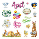A Year in Stickers: Fun Pictures and Words to Highlight Celebrations (Sticker Books)
