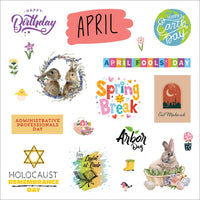 A Year in Stickers: Fun Pictures and Words to Highlight Celebrations (Sticker Books)