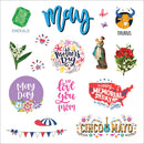 A Year in Stickers: Fun Pictures and Words to Highlight Celebrations (Sticker Books)